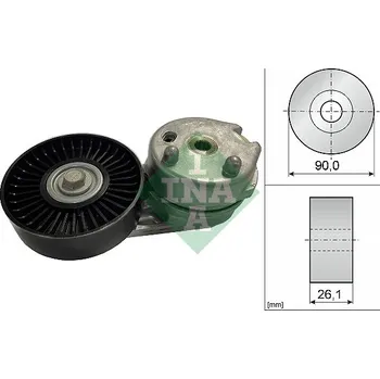 Napínací rameno, žebrovaný klínový řemen, 534 0668 10