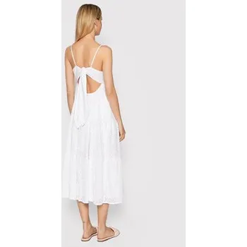 Dámské šaty Seafolly Letní šaty Broderie Anglaise 54713-DR Bílá Relaxed Fit M