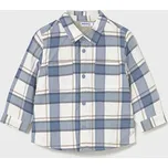 Mayoral vyteplená košile 2175, 2104 barva: modrá, Rozměr: 12 měsíců, 80 cm