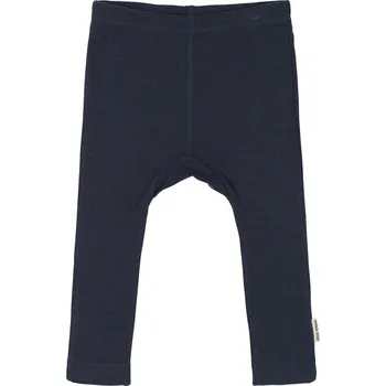 Dívčí legíny Dětské legíny z merino vlny a bambusu modré Blue Nights Mikk-Line Velikost: 80