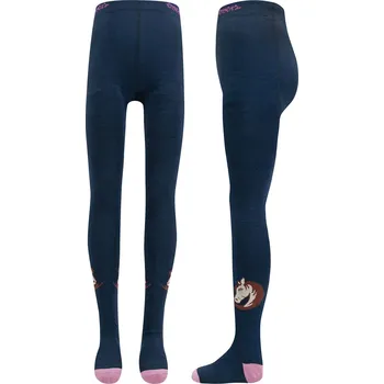Ewers Strumpfhose Pferd navy 98