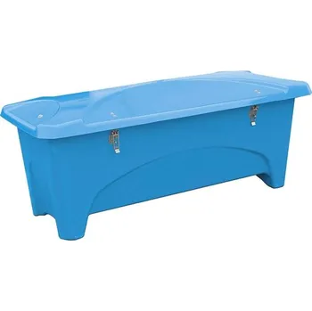 Zahradní úložný box Venkovní úložný box, 475 l, modrý