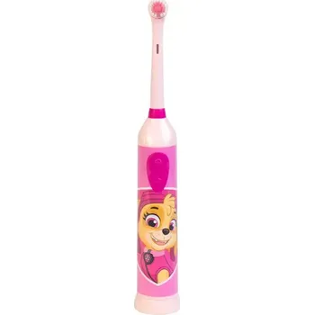 Elektrický zubní kartáček Oscilační zubní kartáček Tlapková patrola růžový