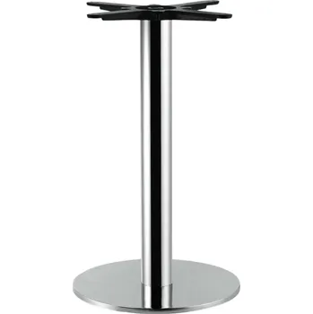 Stolová podnož Alumio Stříbrná kovová podnož Baccus II. 73 cm