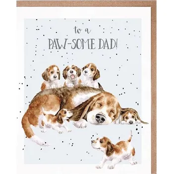 Přání pro tatínka "Feeling Dog-Eared" - Pejsci