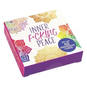 Desková hra Inner F*cking Peace Motivational Cards (60 Pack) (Peter Pauper Press Inc)(Hra)