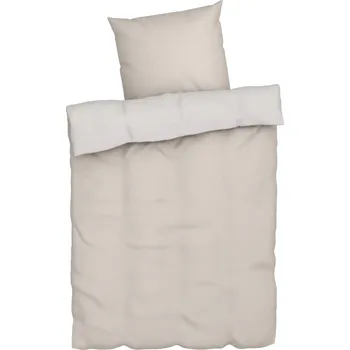 Povlečení LIVARNO home Saténové ložní povlečení, 140 x 200 cm, 70 x 90 cm (béžová)