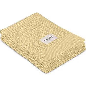 Dětská deka Lionelo - Bambusová deka BAMBOO BLANKET 75x100 cm Yellow Lemon