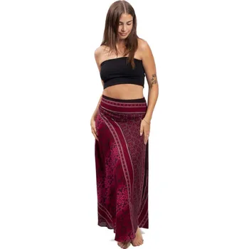 Dámská sukně Dlouhá sukně THAI TRIBAL červená XL