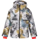 2117 of Sweden Anjan dětská lyžařská bunda, Gold AOP 164