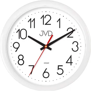 Hodiny Plastové nástěnné hodiny JVD H608.1, bílé
