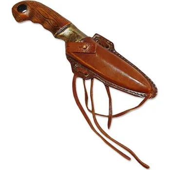 Karnevalový doplněk Epic Armoury Dřevorubecký vrhací nůž s pouzdrem, barva černá