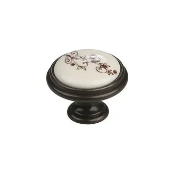 Nábytkové kování Tulip Nábytková knopka porcelánová Margarita 288814