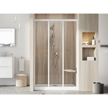 Sprchové dveře RAVAK Sprchové dveře Ravak Supernova ASDP3 130x198 třídílné, bílá/transparent, 00VJ01R2Z1 00VJ01R2Z1