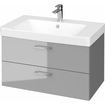 Koupelnový nábytek CERSANIT 3D Skříňka Cersanit Lara Mille 80 s umyvadlem šedá set B350 DSM, S801-340-DSM S801-340-DSM