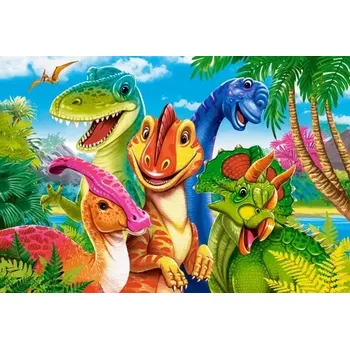 Puzzle Castorland puzzle Dinosauří Selfie 30 dílků