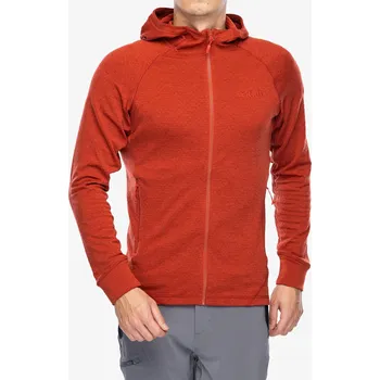 Pánská mikina Mikina s kapucí Rab Nexus Hoody - tuscan red