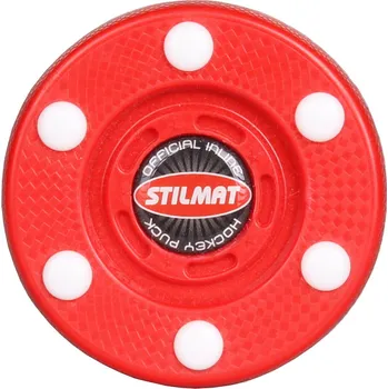 Stilmat puk na in-line hokej červená varianta 21697