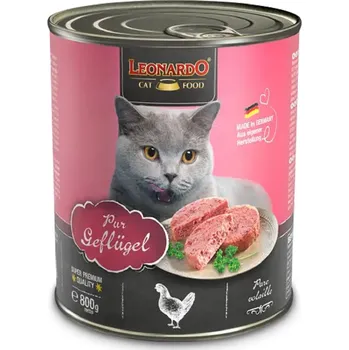 Krmivo pro kočku LEONARDO Cat drůbeží maso 800g