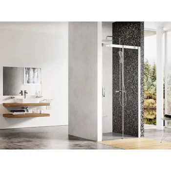 Sprchové dveře Ravak Matrix MSD2 Sprchové dveře posuvné dvoudílné 120 cm Orientace P/L: Pravá, Profil: Chrom, Sklo: Hladké čiré