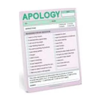 Diář Knock Knock Apology Nifty Note (Pastel Version) (Knock Knock)(Diář)