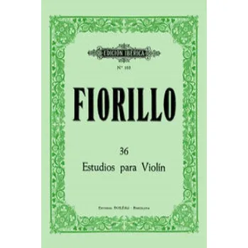 36 estudios Violín (FEDERICO FIORILLO)(Brožovaná)