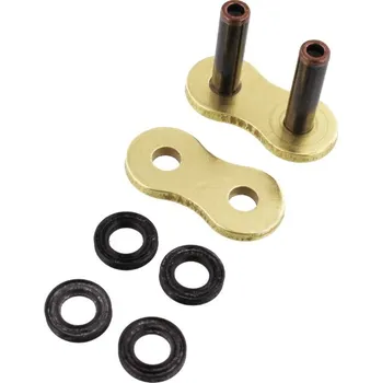 Řetězová sada pro motocykl RK článků propojení - nýtovací spojka (CLF) GB530XRE (XW-RING) barva zlatá (RK článků propojení - nýtovací spojka (CLF) GB530XRE (XW-RING) barva zlatá)