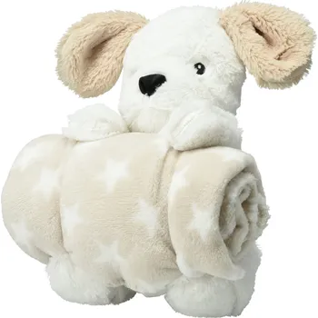 Dětská deka H&L Měkký pejsek s dekou s hvězdami pro děti (75x100 cm)