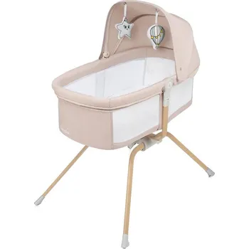 Dětsný nábytek Lionelo - Cestovní postýlka MALIN EVO Beige Natural