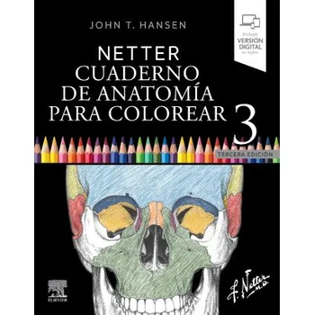 Španělský jazyk NETTER CUADERNO DE ANATOMIA PARA COLOREAR 3ª ED (HANSEN)(Kniha)
