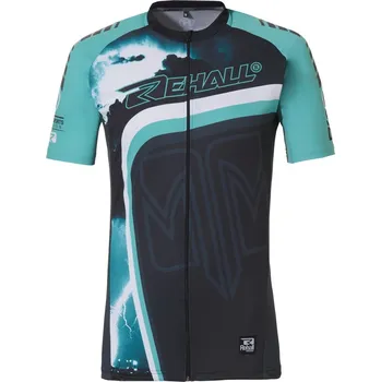 cyklistický dres Rehall Lance-R pánské cyklo tričko s krátkým rukávem, Aqua M