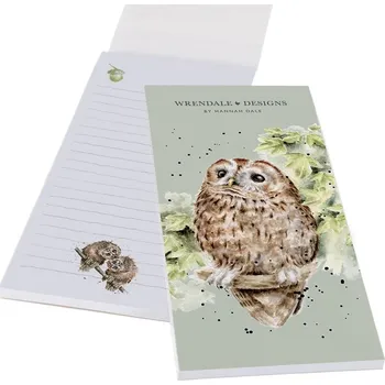 Nákupní seznam s magnetem "Treetops" - Sova