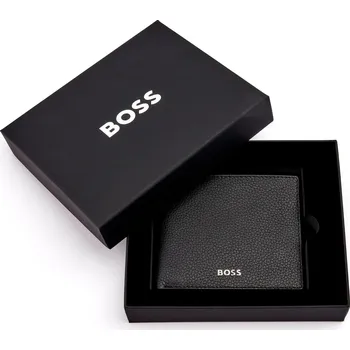 Peněženka HUGO BOSS pánská kožená peněženka Classic černá HLW416A