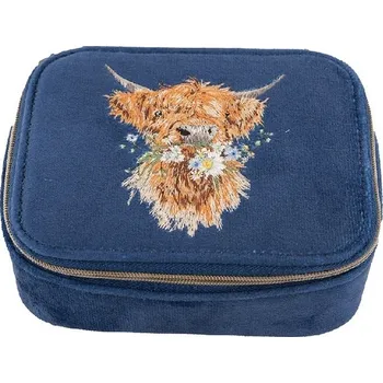 Šperkovnice Vyšívané cestovní pouzdro na šperky "Daisy Coo" - Kráva
