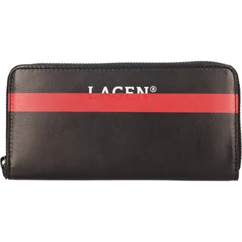 dámská peněženka kožená 12594-A černá - blk