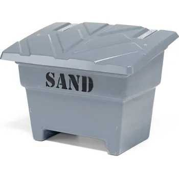Skladový kontejner Nádoba na posypový materiál, 350 l, šedá