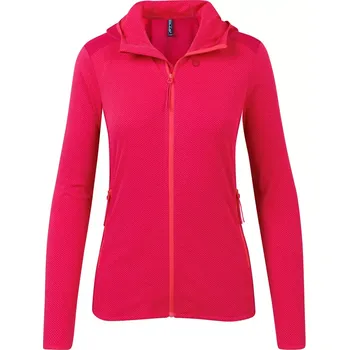Dámská móda GTS 302241 L dámská funkční mikina s kapucí, Neon Pink XXL