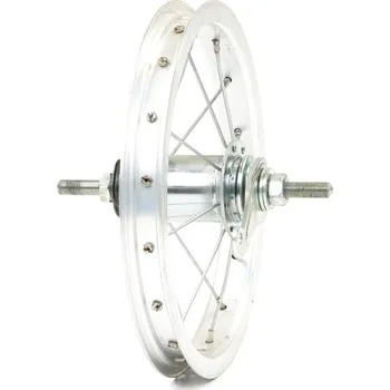 Ráfek na kolo Výplet bpl Výplet 203/12'' zadní, ráfek jednostěnný stříbrnný, náboj Torpédo