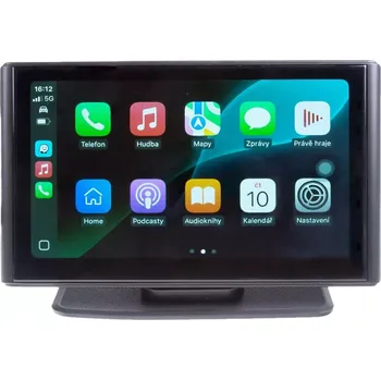 Monitor do auta Monitor 7\" s Apple CarPlay, Android auto, Bluetooth, micro SD, kamerový vstup, magnetický držák