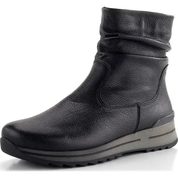 Dámské kozačky Ara širší řasený kotník černý Osaka-Sport 12-24593-13 - 38.5 | P689577