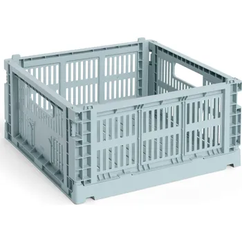 Úložný box HAY DESIGN Úložný box Colour Crate Medium Square "Dusty Blue" HAY