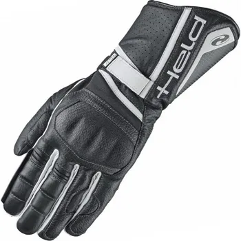 Moto rukavice Held Held AKIRA EVO sportovní kožené rukavice černé/bílá vel.11 11