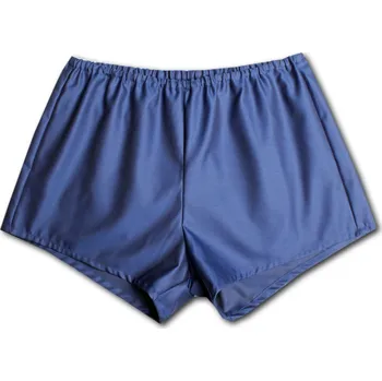 Pánské spodní prádlo LUIZ 10. Pánské trenýrky KLASIK TOP - Diagonála Tmavě modrá Velikost: 53