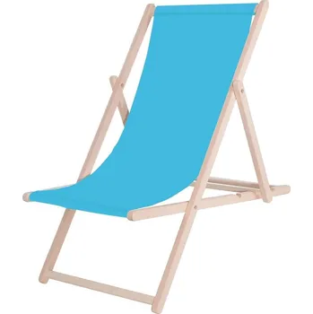 Zahradní lehátko Zahradní lehátko modrá/buk