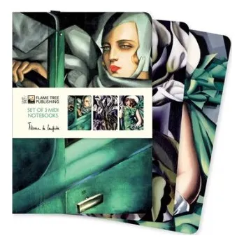 Cizojazyčná kniha Tamara de Lempicka Set of 3 Midi Notebooks (Diář)