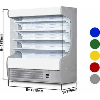Vinotéka G.Gastro Přístěnný chladicí regál - 1,5 x 0,7 m - se 4 policemi