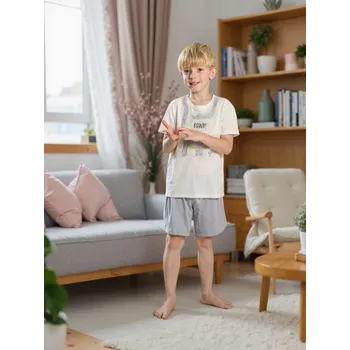 Chlapecké spodní prádlo Sinsay - Dvoudílná pyžamová souprava - krémová - 927EV-01X - 927EV-01X-104