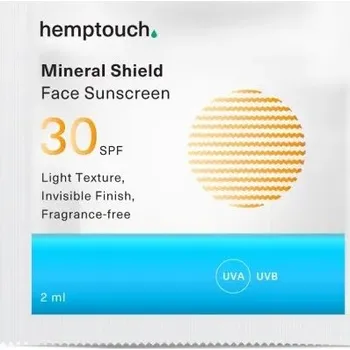 Přípravek na opalování HEMPTOUCH Opalovací krém na obličej Mineral Shield Face Sunscreen SPF 30 2 ml VZOREK