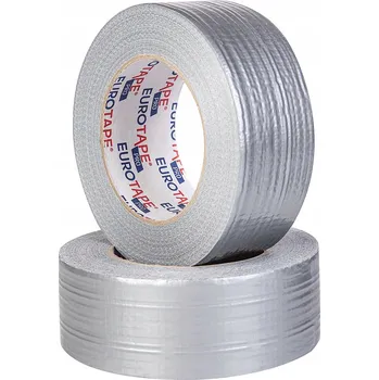 Lepicí páska EURO-TAPE Lepicí páska univerzální Duct Tape 48x25m Eurotape šedá