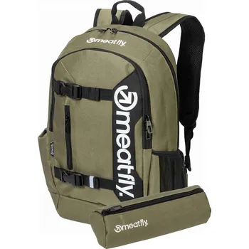 Sportovní batoh Batoh Meatfly Basejumper Olivine 22 L + penál zdarma 25/26